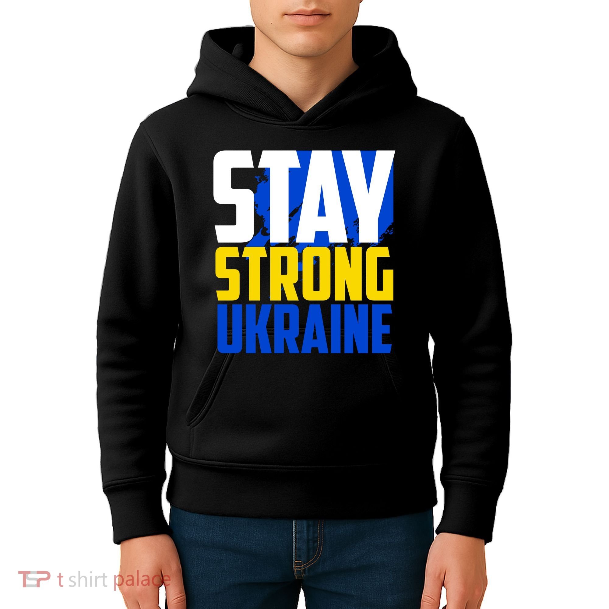 Stay Strong Ukraine Kids Hoodie