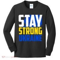 Stay Strong Ukraine Kids Long Sleeve Shirt thumb 0