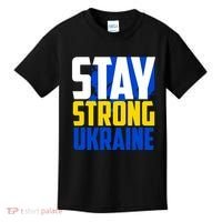 Stay Strong Ukraine Kids T-Shirt thumb 0