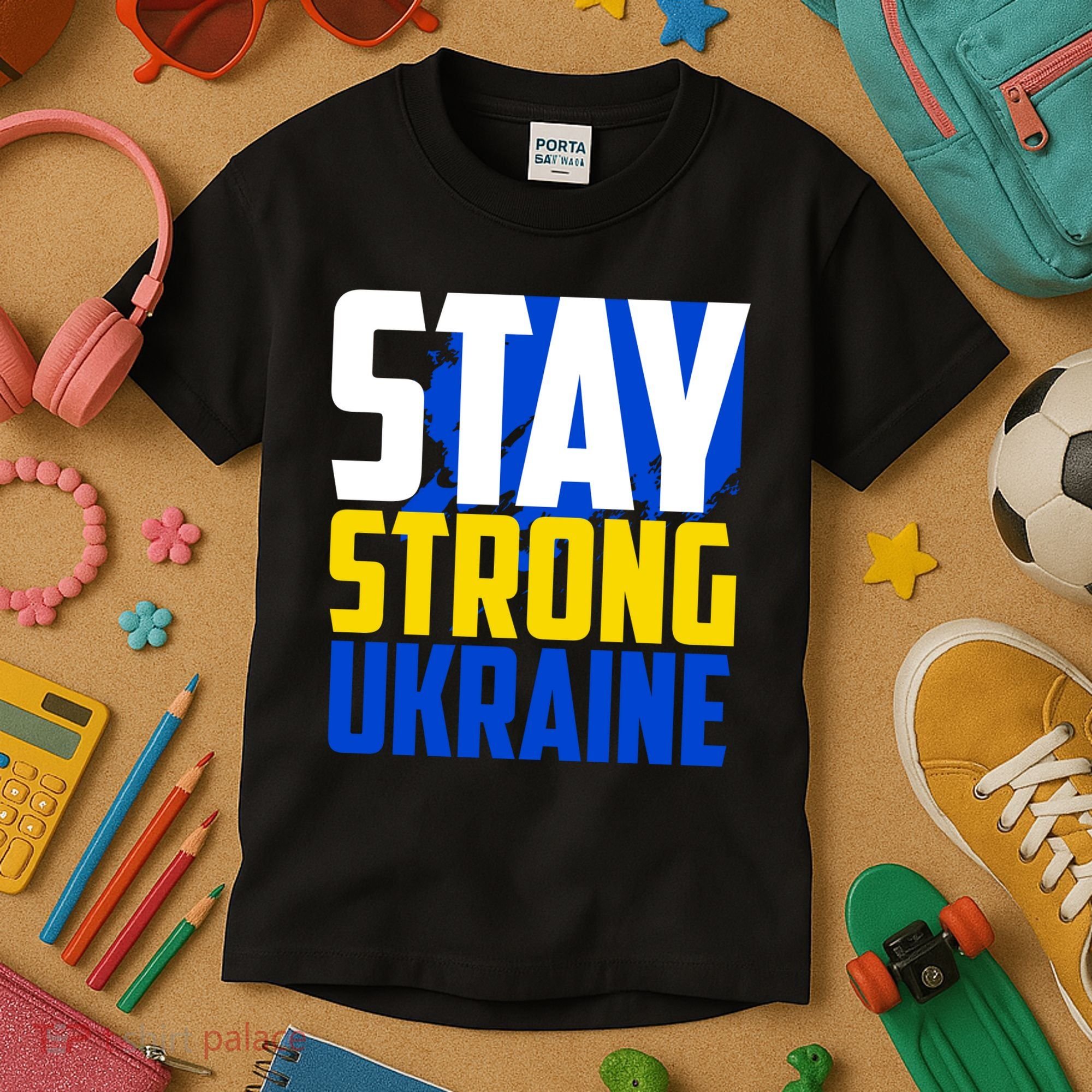 Stay Strong Ukraine Kids T-Shirt