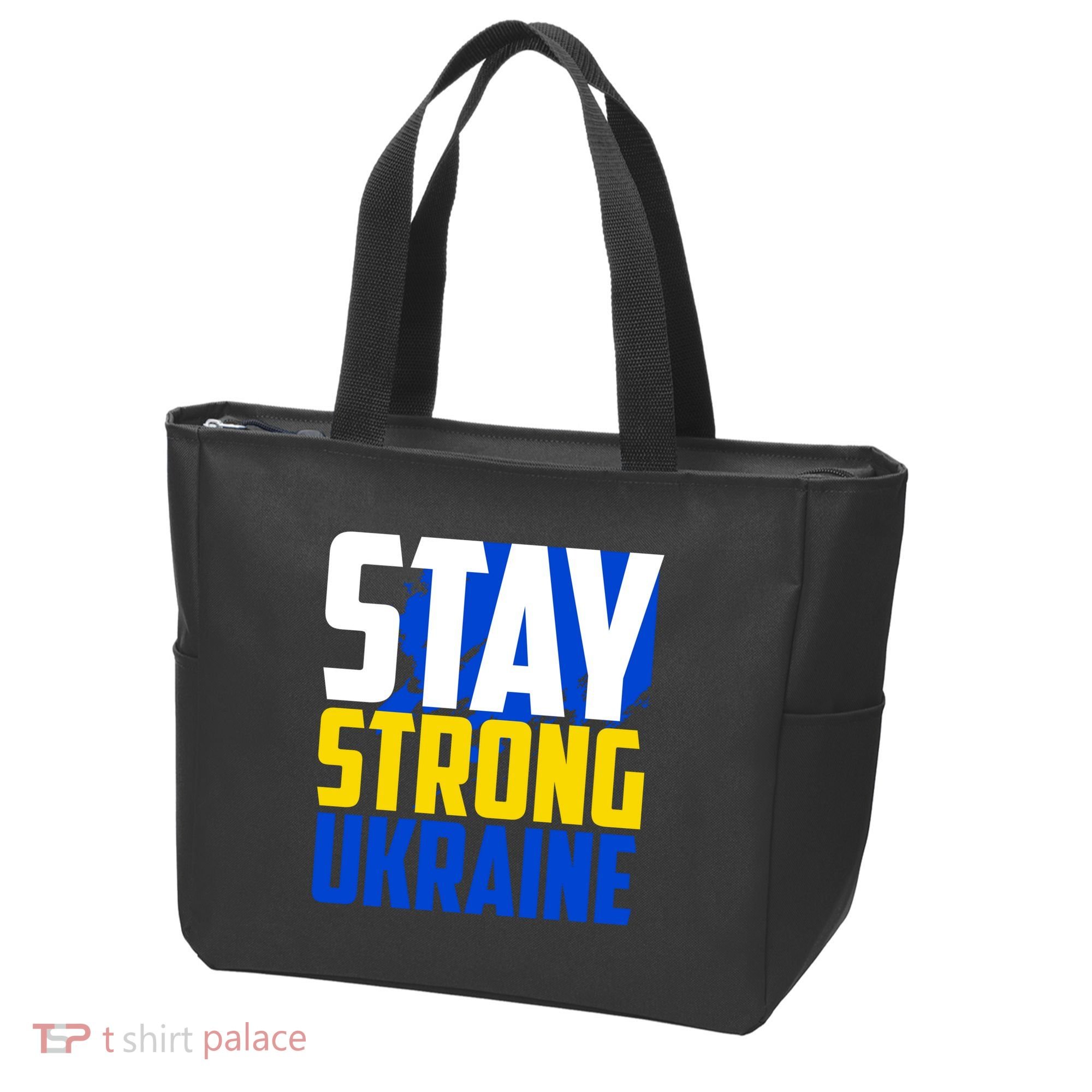 Stay Strong Ukraine Tote Bag