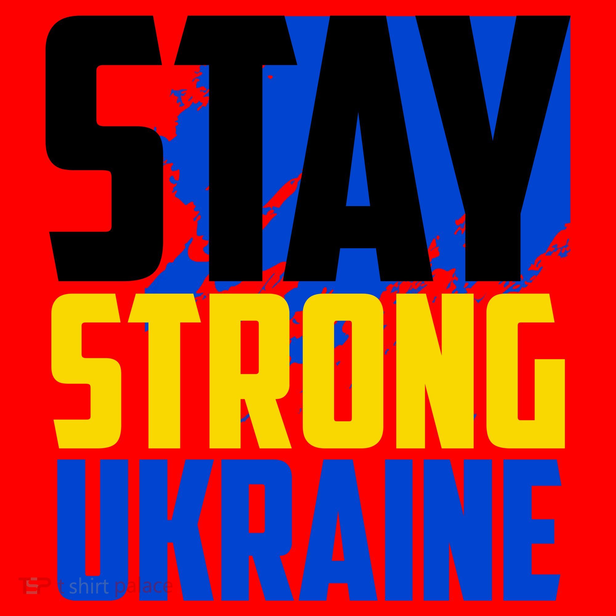 Stay Strong Ukraine Santa Hat