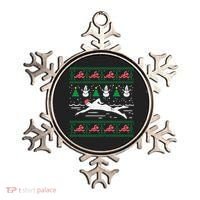 Swimmin Santa Ugly Christmas Sweater Sport Swim Swimmer Gift Ornament thumb 0