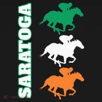 Saratoga Springs Upstate New York Horse Racing T-Shirt thumb 7