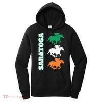 Saratoga Springs Upstate New York Horse Racing Women's Hoodie thumb 0