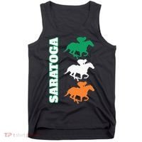 Saratoga Springs Upstate New York Horse Racing Tank Top thumb 0