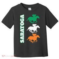 Saratoga Springs Upstate New York Horse Racing Toddler T-Shirt thumb 0