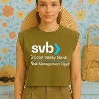 Svb Silicon Valley Bank Risk Management Dept Garment-Dyed Women's Muscle Tee thumb 4