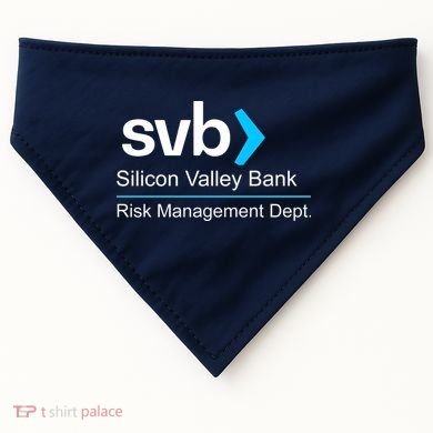 Svb Silicon Valley Bank Risk Management Dept USA-Made Doggie Bandana