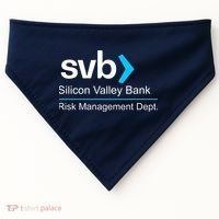 Svb Silicon Valley Bank Risk Management Dept USA-Made Doggie Bandana thumb 0
