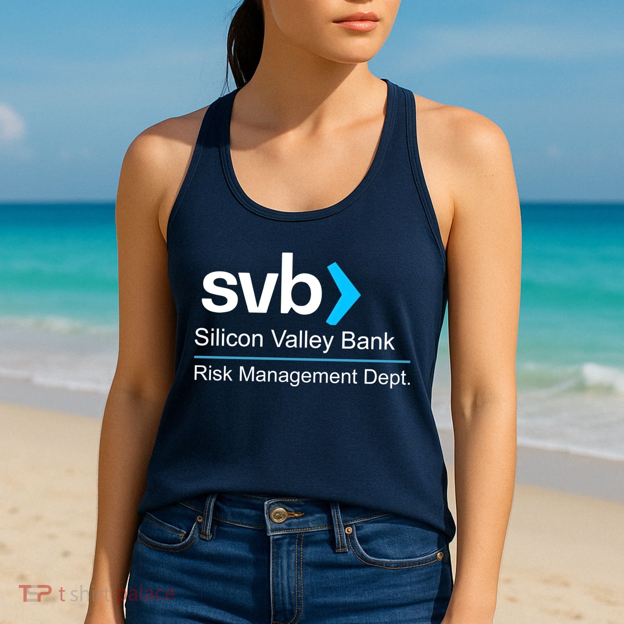 Svb Silicon Valley Bank Risk Management Dept Women's Tank Top