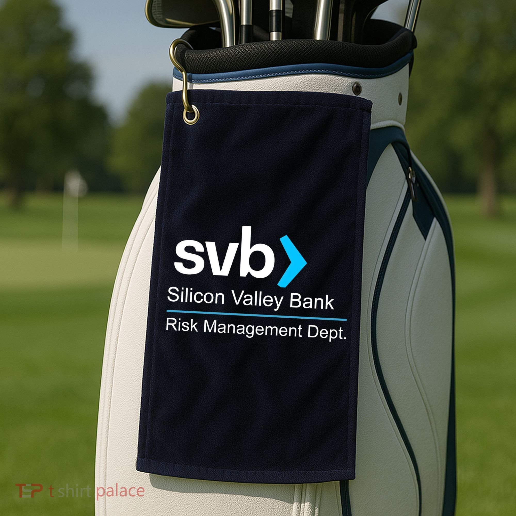 Svb Silicon Valley Bank Risk Management Dept Golf Towel