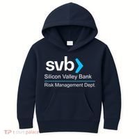 Svb Silicon Valley Bank Risk Management Dept Kids Hoodie thumb 0