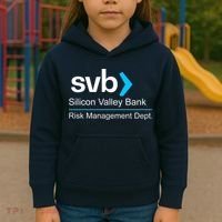 Svb Silicon Valley Bank Risk Management Dept Kids Hoodie thumb 3