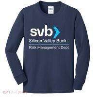 Svb Silicon Valley Bank Risk Management Dept Kids Long Sleeve Shirt thumb 0