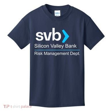 Svb Silicon Valley Bank Risk Management Dept Kids T-Shirt
