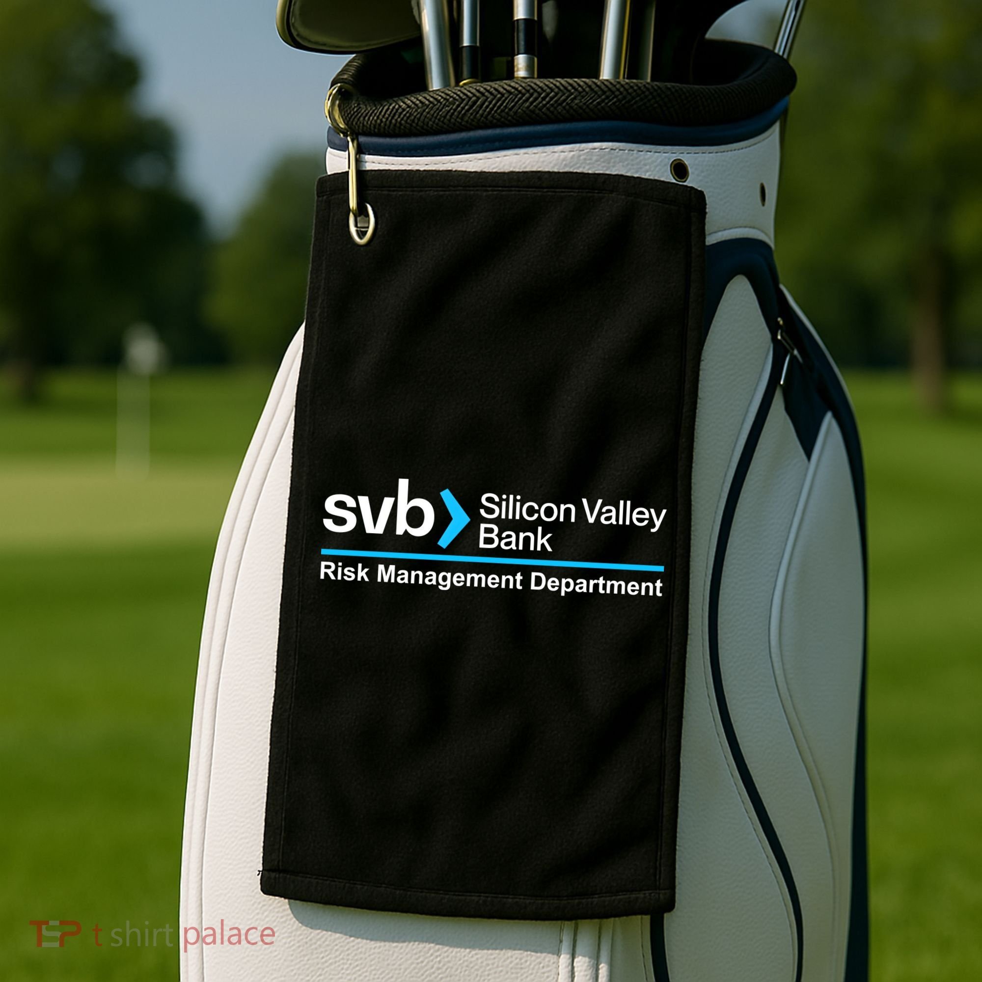 SVB Silicon Valley Bank Risk Management Department Golf Towel