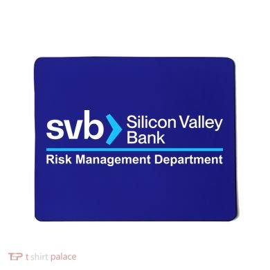 SVB Silicon Valley Bank Risk Management Department Mousepad