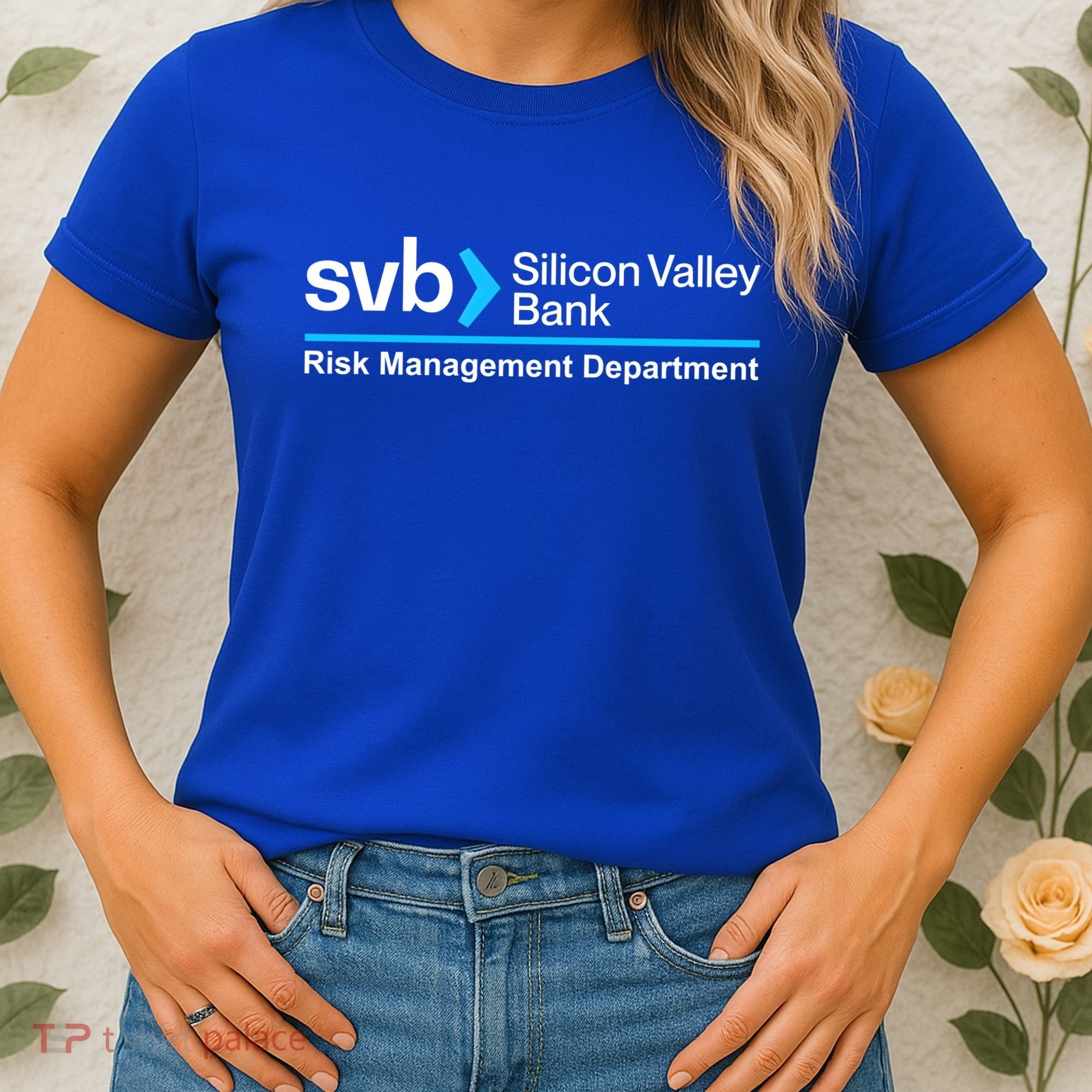 SVB Silicon Valley Bank Risk Management Department Women's T-Shirt