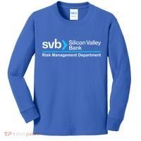 SVB Silicon Valley Bank Risk Management Department Kids Long Sleeve Shirt thumb 0