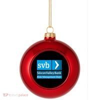 Svb Silicon Valley Bank Plastic Christmas Ball Ornament thumb 0