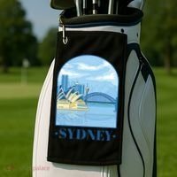 Sydney Skyline View Golf Towel thumb 2