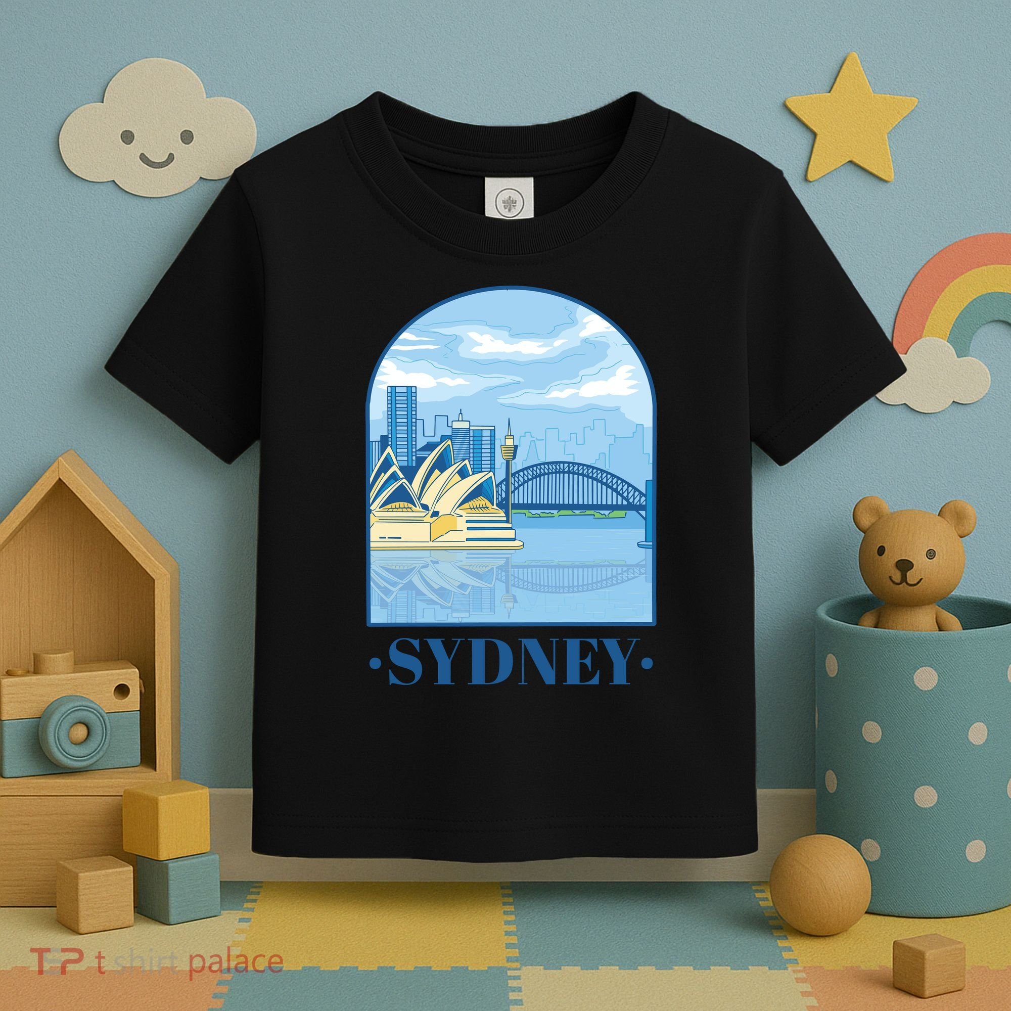 Sydney Skyline View Toddler T-Shirt