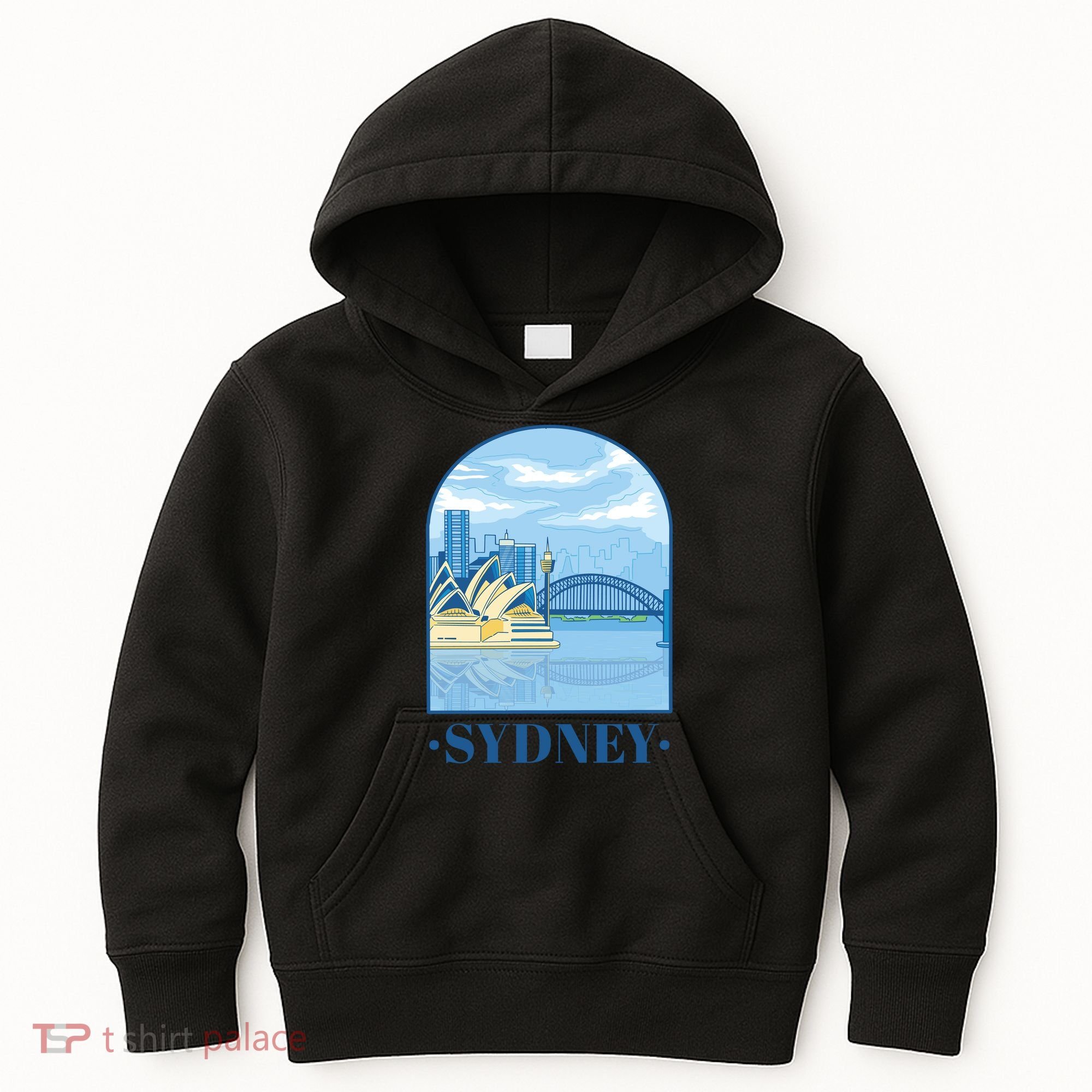 Sydney Skyline View Kids Hoodie