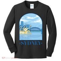 Sydney Skyline View Kids Long Sleeve Shirt thumb 0