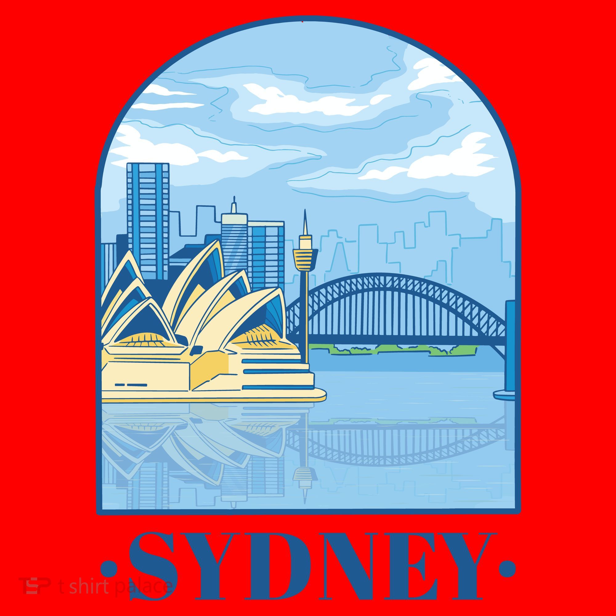 Sydney Skyline View Santa Hat