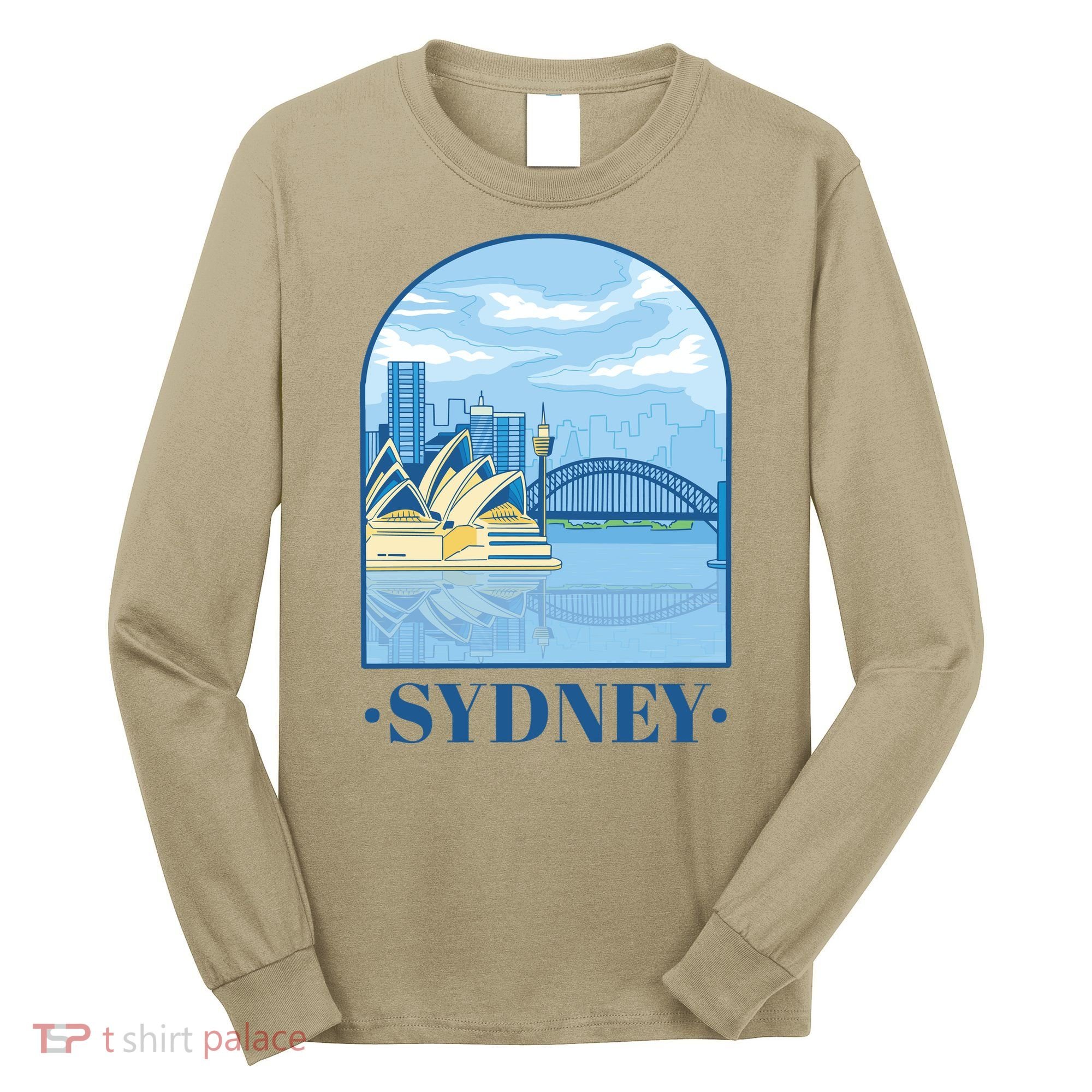 Sydney Skyline View Long Sleeve Shirt