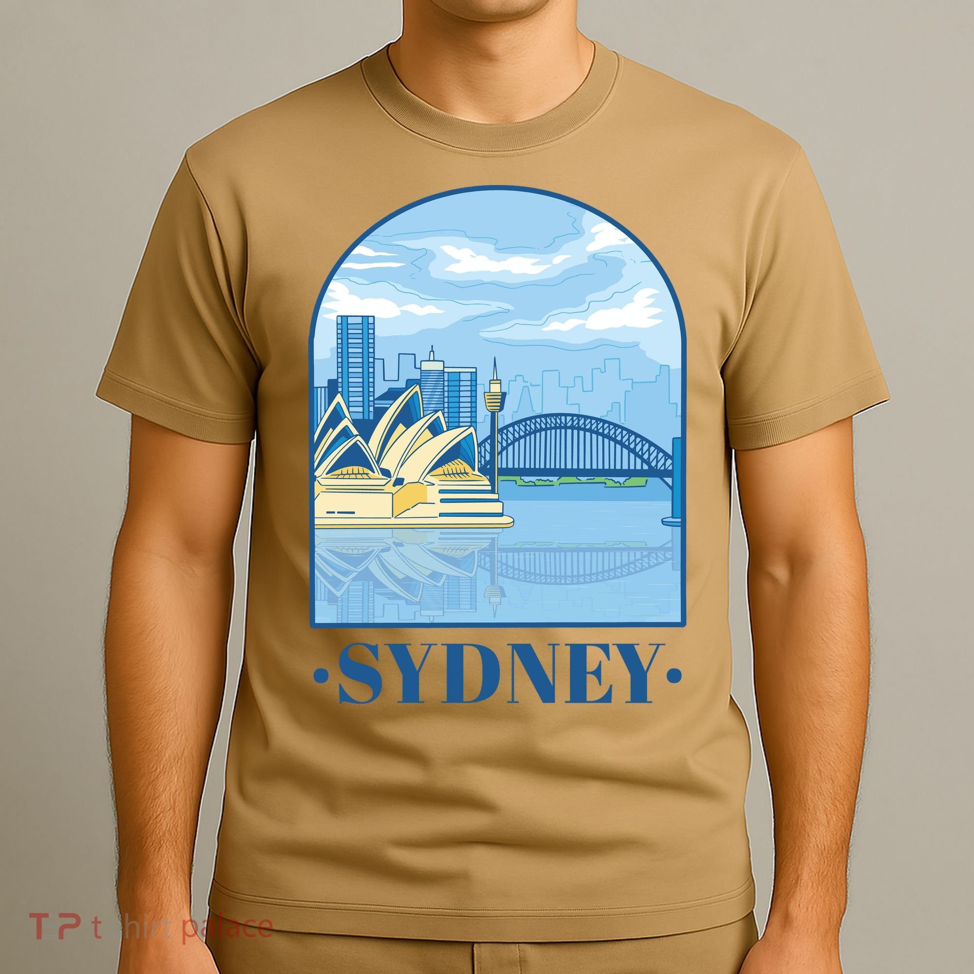 Sydney Skyline View T-Shirt