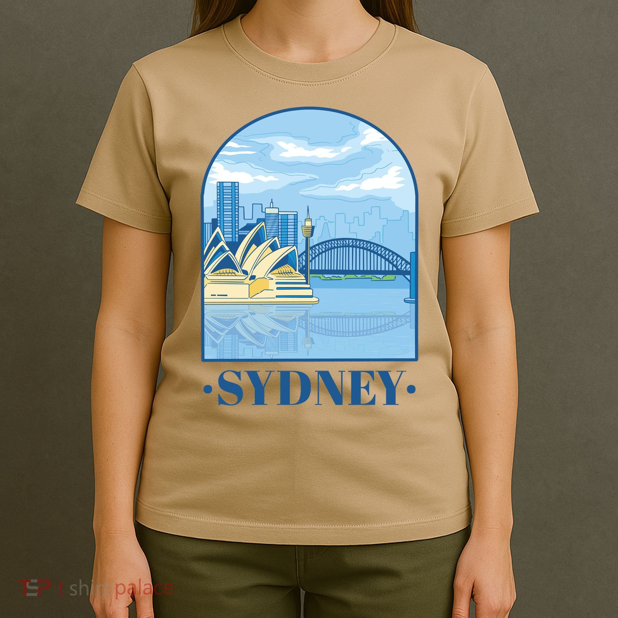 Sydney Skyline View T-Shirt