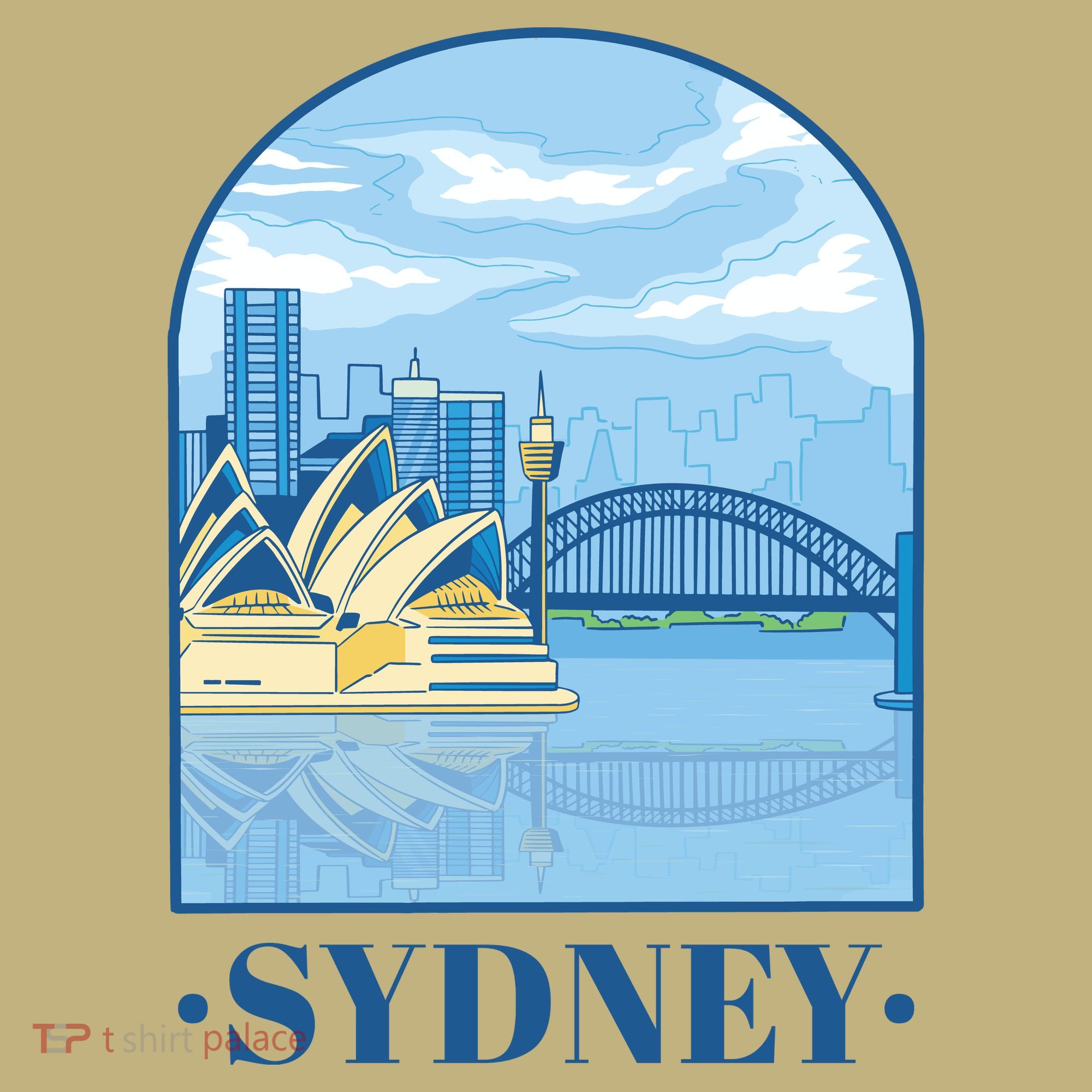 Sydney Skyline View Kids T-Shirt