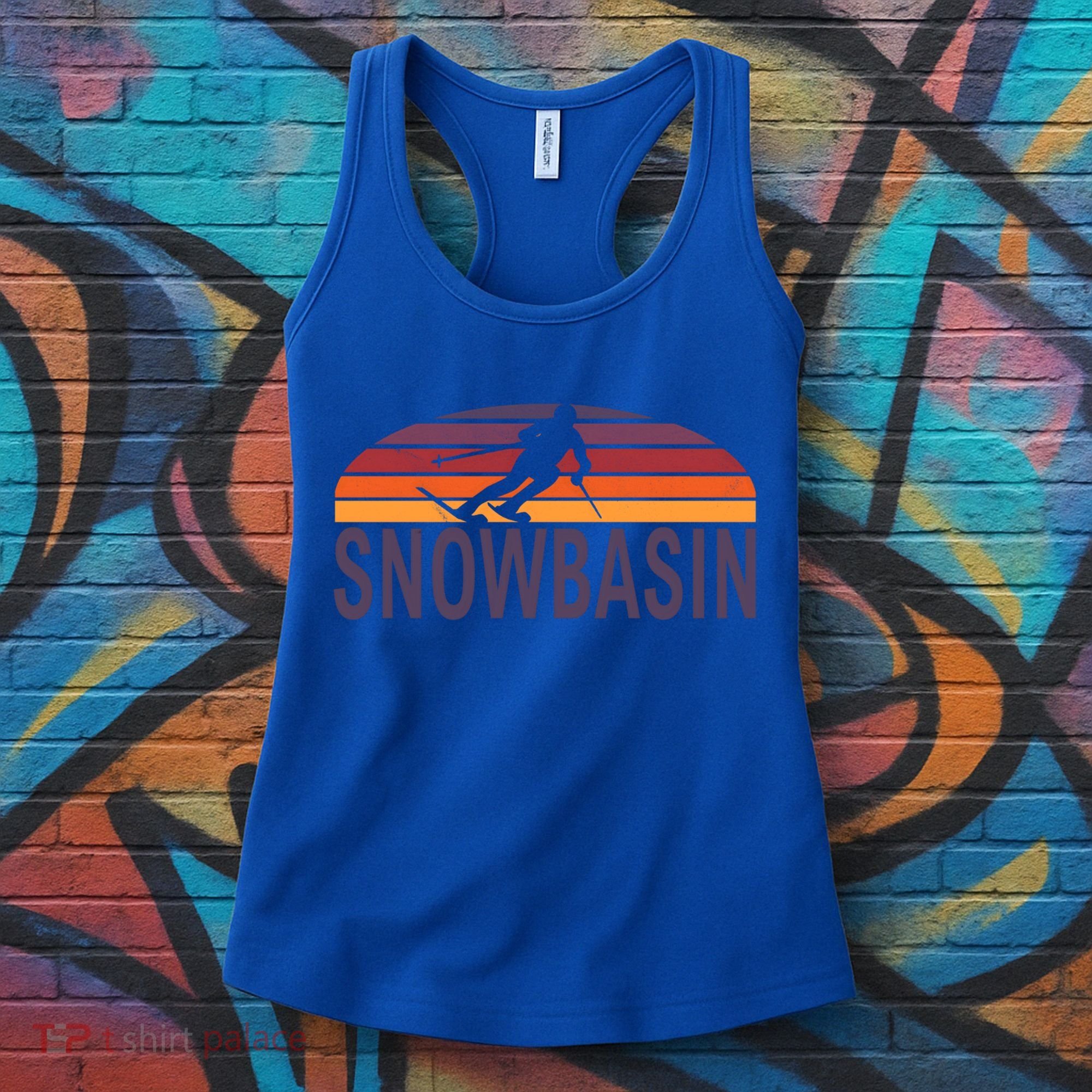 Snowbasin Sun Valley Huntsville Utah Usa Ski Resort Cute Gift Women's Tank Top
