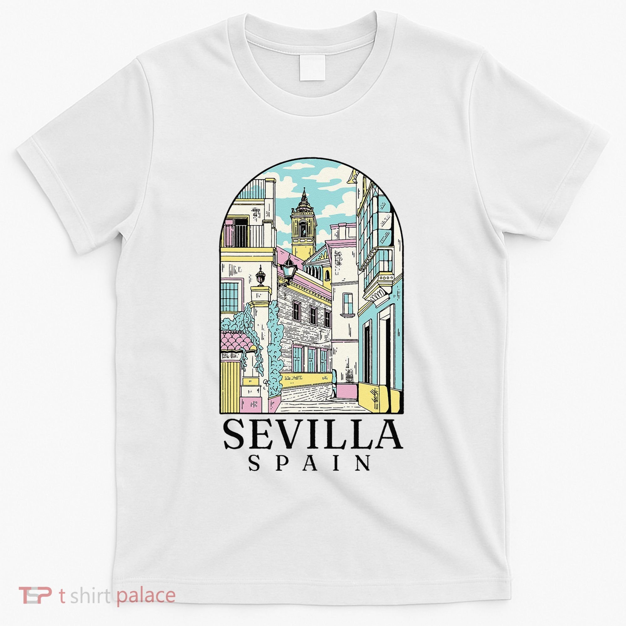 Sevilla Spain Vintage Retro Spanish Souvenir T-Shirt