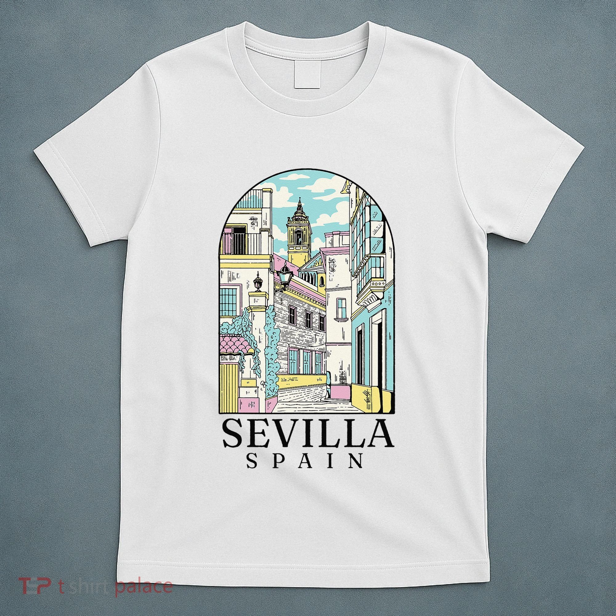 Sevilla Spain Vintage Retro Spanish Souvenir T-Shirt