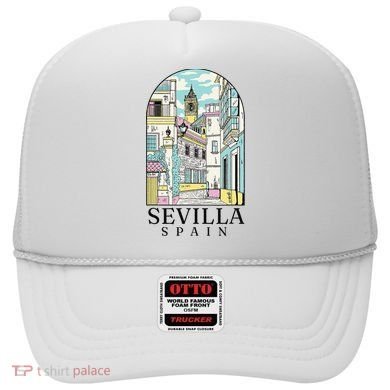 Sevilla Spain Vintage Retro Spanish Souvenir Hat