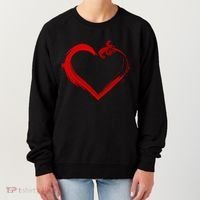 Simple Styled Valentines Heart Women's Sweatshirt thumb 0