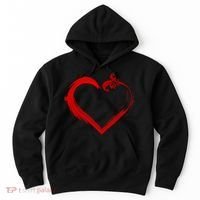 Simple Styled Valentines Heart Hoodie thumb 0