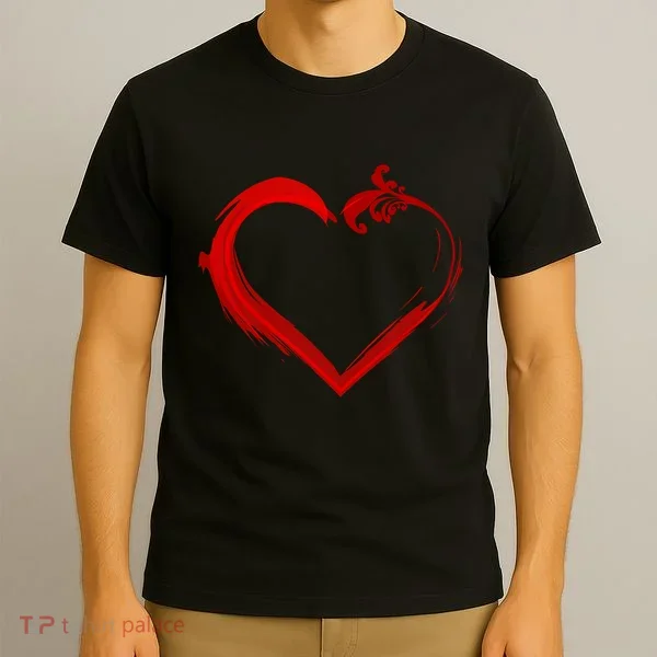 Simple Styled Valentines Heart T-Shirt