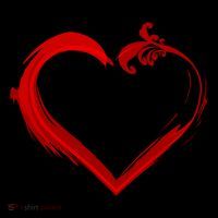 Simple Styled Valentines Heart Button thumb 1