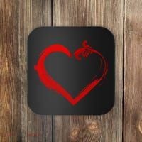 Simple Styled Valentines Heart Coaster thumb 0