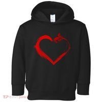 Simple Styled Valentines Heart Toddler Hoodie thumb 0