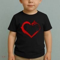 Simple Styled Valentines Heart Toddler T-Shirt thumb 2