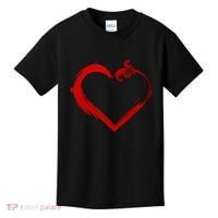 Simple Styled Valentines Heart Kids T-Shirt thumb 0