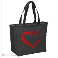 Simple Styled Valentines Heart Tote Bag thumb 2