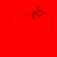 Simple Styled Valentines Heart Santa Hat thumb 1