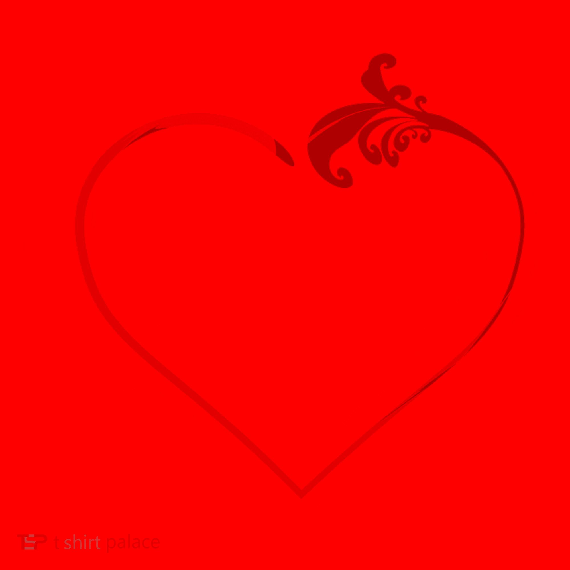 Simple Styled Valentines Heart Santa Hat