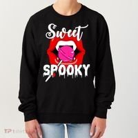 Sweet Spooky Vampire Lips Halloween Women's Sweatshirt thumb 0